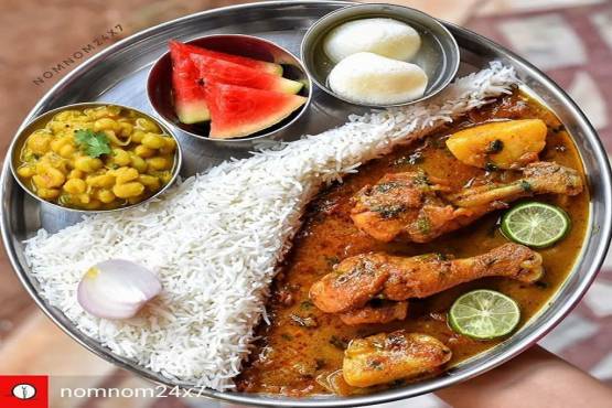 RAM BABU SPL. NON-VEG. THALI (CHICKEN)